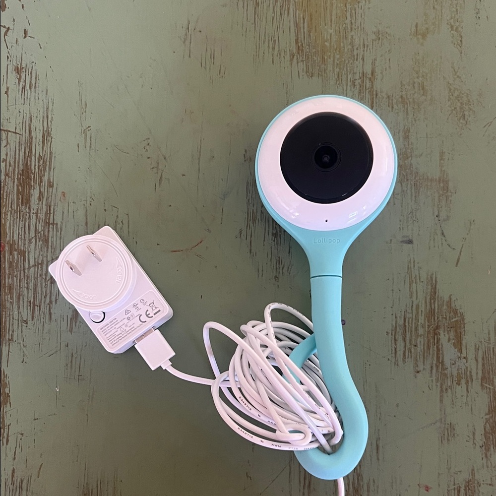 Lollipop Baby Monitor in Blue and White
